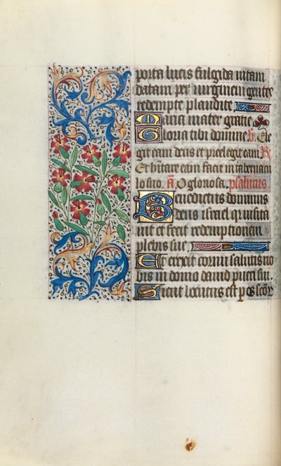 Book of Hours Use of Rouen: fol. 47v by Master of the Geneva Latini