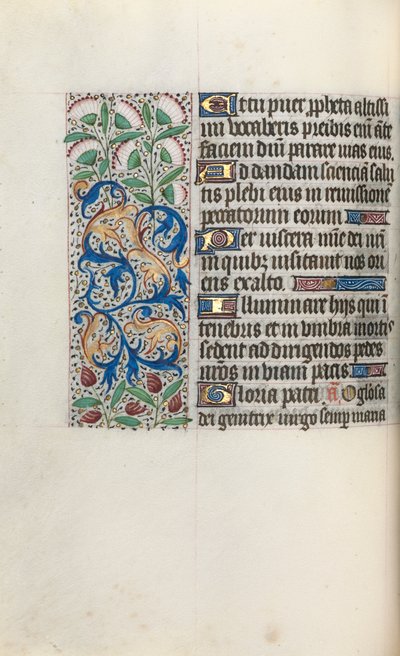 Book of Hours Use of Rouen: fol. 48v, c. 1470 by Master of the Geneva Latini