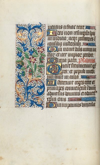 Book of Hours Use of Rouen: Fol. 57v, c. 1470 by Master of the Geneva Latini