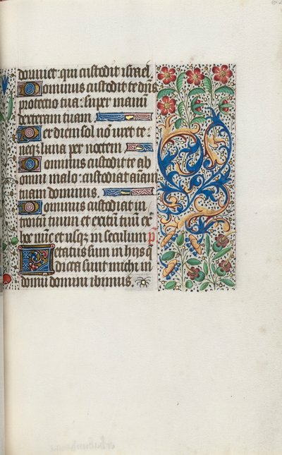 Book of Hours Use of Rouen: fol. 62r, c. 1470 by Master of the Geneva Latini