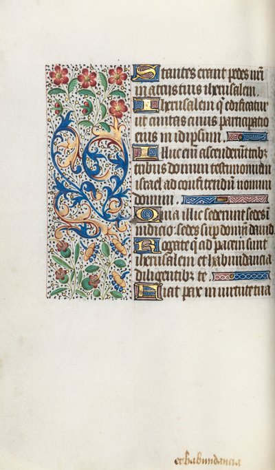 Book of Hours Use of Rouen: fol. 62v, c. 1470 by Master of the Geneva Latini