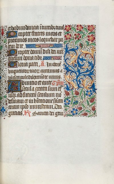Book of Hours Use of Rouen: fol. 63r, c. 1470 by Master of the Geneva Latini