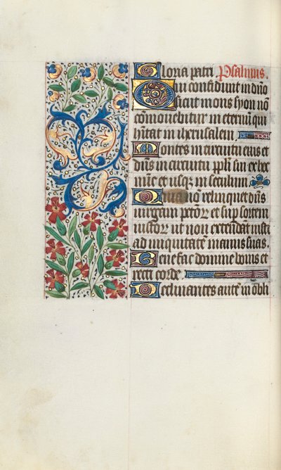 Book of Hours Use of Rouen: fol. 71v, c. 1470 by Master of the Geneva Latini