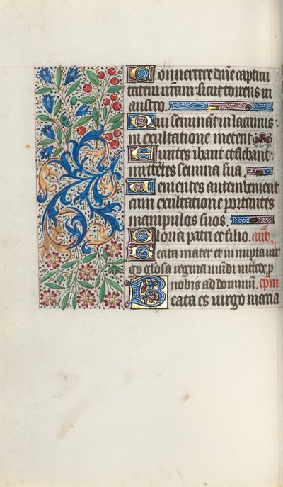 Book of Hours Use of Rouen: fol. 72v by Master of the Geneva Latini