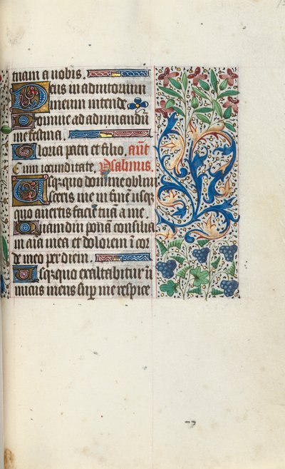 Book of Hours Use of Rouen: fol. 75r, c. 1470 by Master of the Geneva Latini