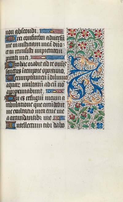 Book of Hours Use of Rouen: fol. 82r by Master of the Geneva Latini