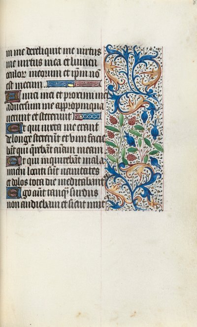 Book of Hours Use of Rouen: fol. 84r, c. 1470 by Master of the Geneva Latini