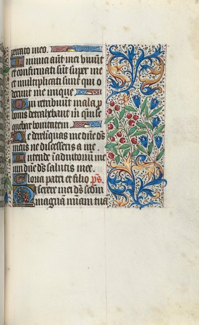 Book of Hours Use of Rouen: fol. 85r, c. 1470 by Master of the Geneva Latini