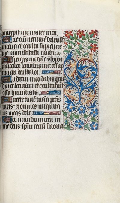 Book of Hours Use of Rouen: fol. 86r by Master of the Geneva Latini
