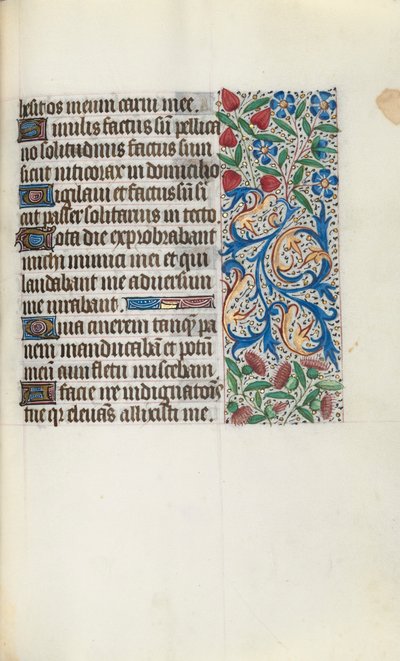 Book of Hours Use of Rouen: fol. 88r by Master of the Geneva Latini