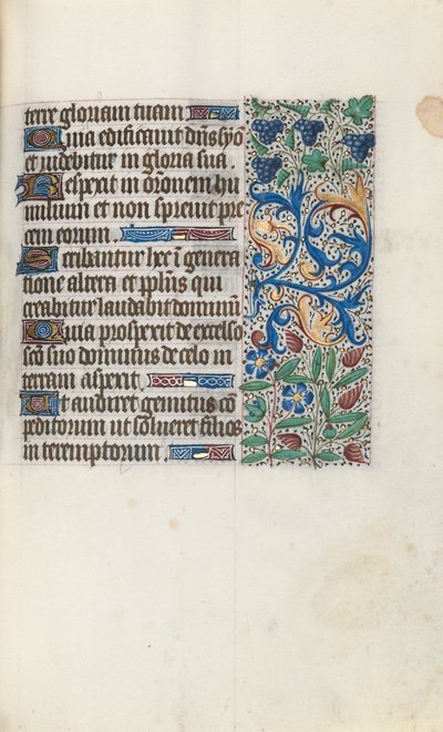 Book of Hours Use of Rouen: fol. 89r, c. 1470 by Master of the Geneva Latini