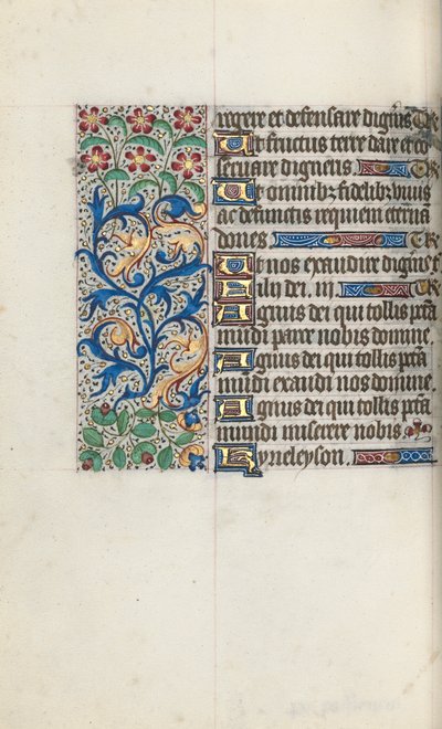 Book of Hours Use of Rouen: fol. 95v by Master of the Geneva Latini