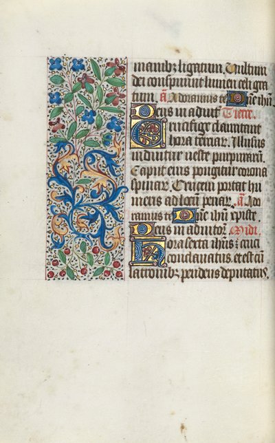 Book of Hours Use of Rouen: fol. 97v, c. 1470 by Master of the Geneva Latini