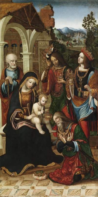 The Adoration of the Magi by Master of the Glasgow Adoration