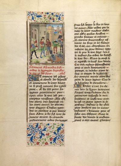 Alexander Orders the Destruction of His Army