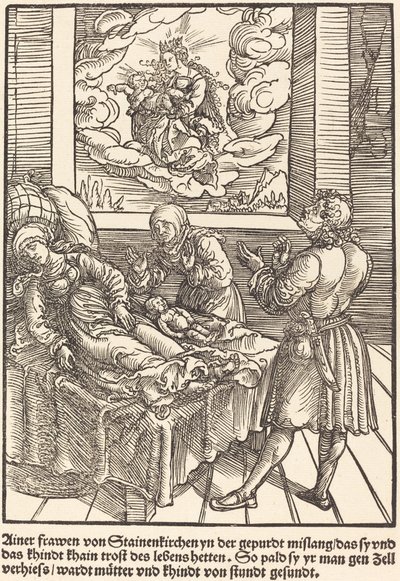 Ainer frawen von Stainerkirchen by Master of the Miracles of Mariazell