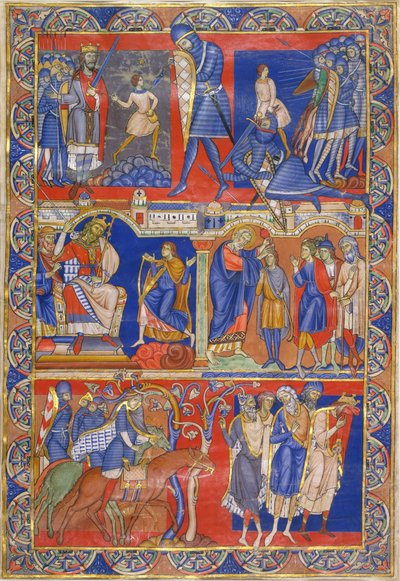 Scenes from the Life of David by Master of the Morgan Leaf