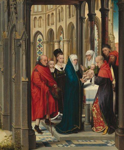 The Presentation in the Temple by Master of the Prado Adoration of
