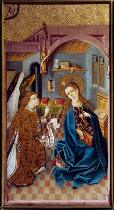 The Annunciation by Master of the Rhine