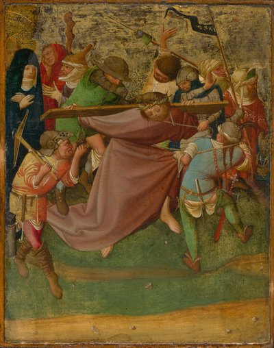 Christ Carrying the Cross by Master of the Worcester Carrying of