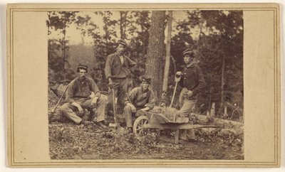 69th Reg. N.Y.V. Pioneer Party by Mathew B. Brady
