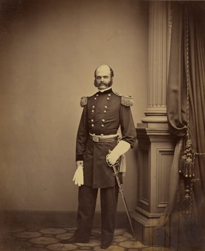 Major General A.E. Burnside by Mathew B. Brady