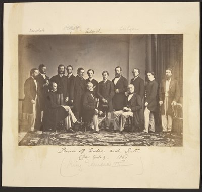 Prince of Wales and Suite (New York). 1860 by Mathew B. Brady
