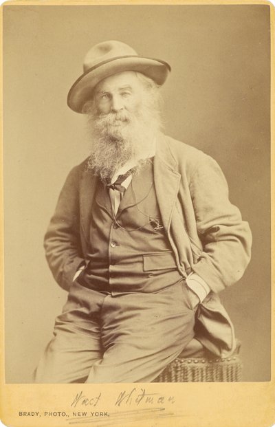 Walt Whitman by Mathew B. Brady