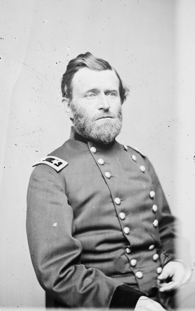 Maj. Gen. Ulysses S. Grant, Officer of the Federal Army, 1861-5 by Mathew B. Brady