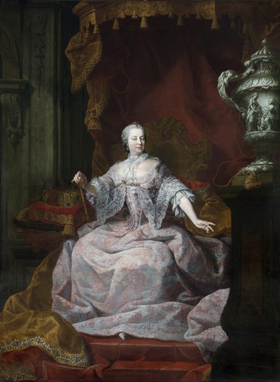Portrait of Empress Maria Theresia of Austria by Mathias de Visch