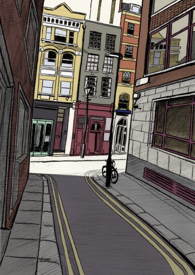 Fox and Knot Street EC1, 2015 by Matt Bannister