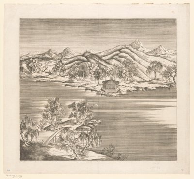 View of Part of the Imperial Summer Palace in Chengde (Jehol), China by Matteo Ripa