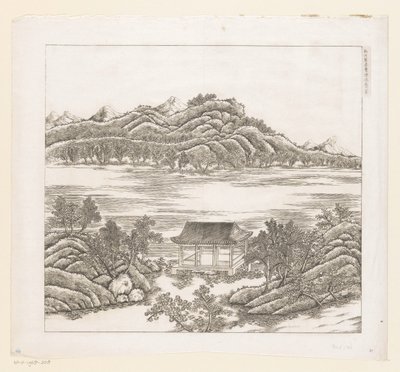 View of Part of the Imperial Summer Palace in Chengde (Jehol), China by Matteo Ripa