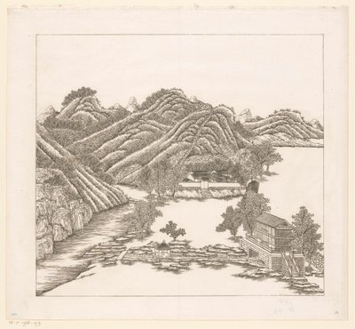 View of a Part of the Imperial Summer Palace in Chengde (Jehol), China by Matteo Ripa
