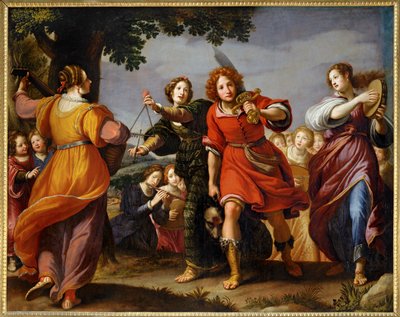 The Triumph of David by Matteo Rosselli