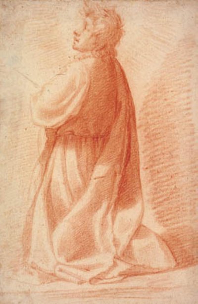 Young Man Kneeling in Profile to the Left by Matteo Rosselli