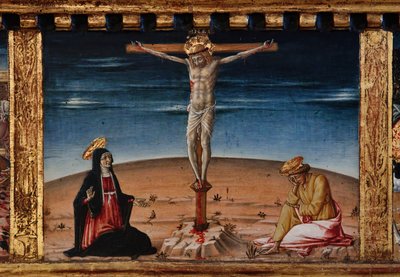 Madonna and Child with Saints James, Augustine, Bernardine and Margaret, first decades of the 14th century by Matteo di (c.1430 95) Giovanni