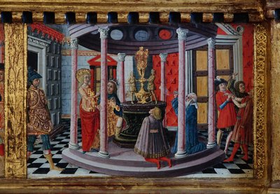 Madonna and Child with Saints James, Augustine, Bernardine and Margaret by Matteo di (c.1430 95) Giovanni