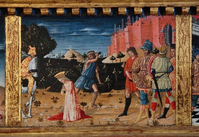 Madonna and Child with Saints James, Augustine, Bernardine and Margaret, first decades of the 14th century by Matteo di (c.1430 95) Giovanni