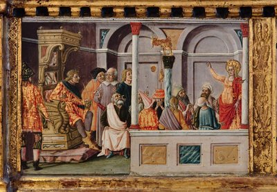 Madonna and Child with Saints James, Augustine, Bernardine and Margaret by Matteo di (c.1430 95) Giovanni