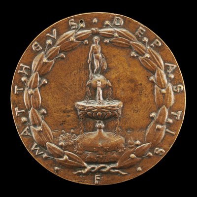 Fountain Surmounted by a Nude Male Figure by Matteo di Andrea de Pasti