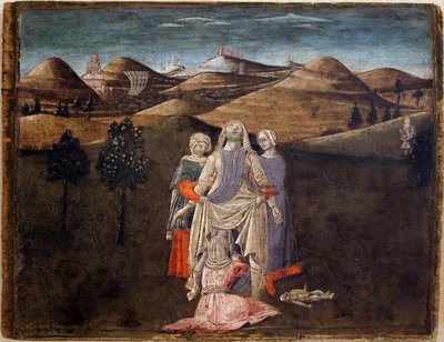 Legend of Romulus and Remus: the birth of Rhea Silvia by Matteo di Giovanni di Bartolo