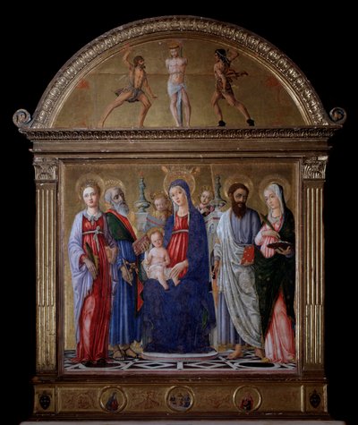 Virgin with Child and Saints by Matteo di Giovanni di Bartolo