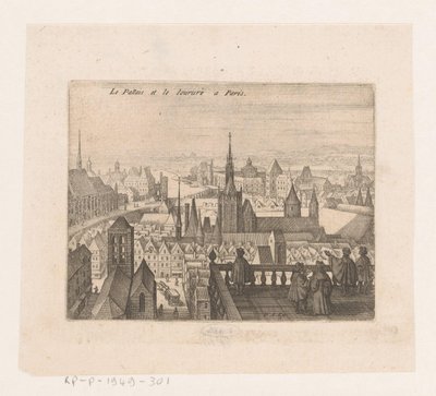 View of Paris (Seven French Landscapes and Cityscapes) by Matthäus Merian (I)