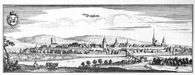 Besigheim - Excerpt from Topographia Sueviae by Matthaus Merian