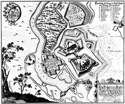 Bremervörde, Lower Saxony, Germany by Matthaus Merian