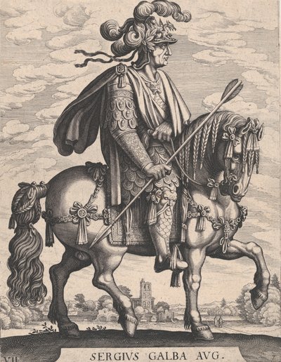 Plate 7: Emperor Galba on Horseback, from 