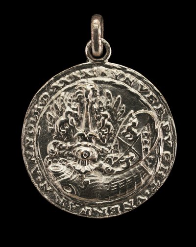 Shield, Cuirass, Casque, and Crest [reverse], 1541 by Matthes Gebel