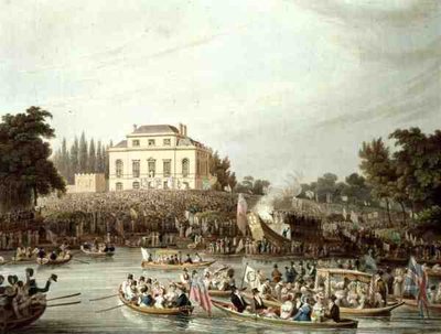 Arrival of the Watermen at Brandenburgh House by Matthew Dubourg