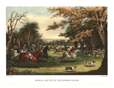 Royal Hunt in Windsor Park by Matthew Dubourg